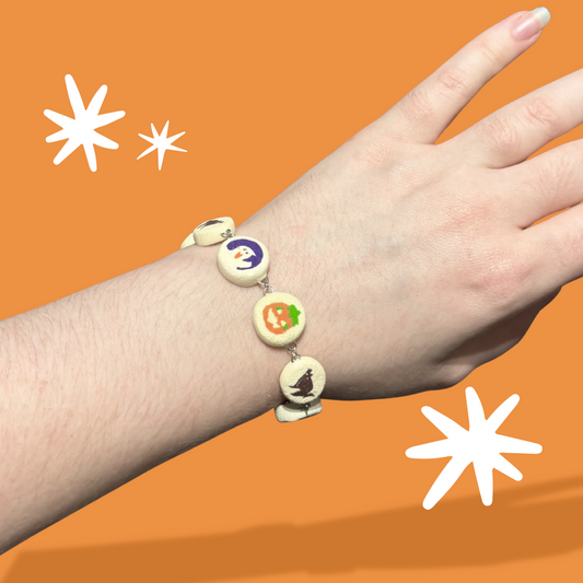 Pillsbury-Inspired Halloween Sugar Cookie Charm Bracelet