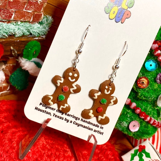 Gingerbread Cookie Earrings
