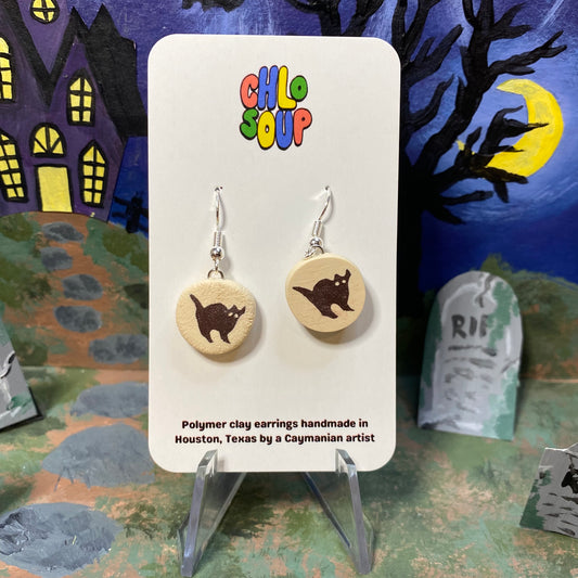 MINI SIZE Pillsbury Inspired Cat Sugar Cookie Earrings