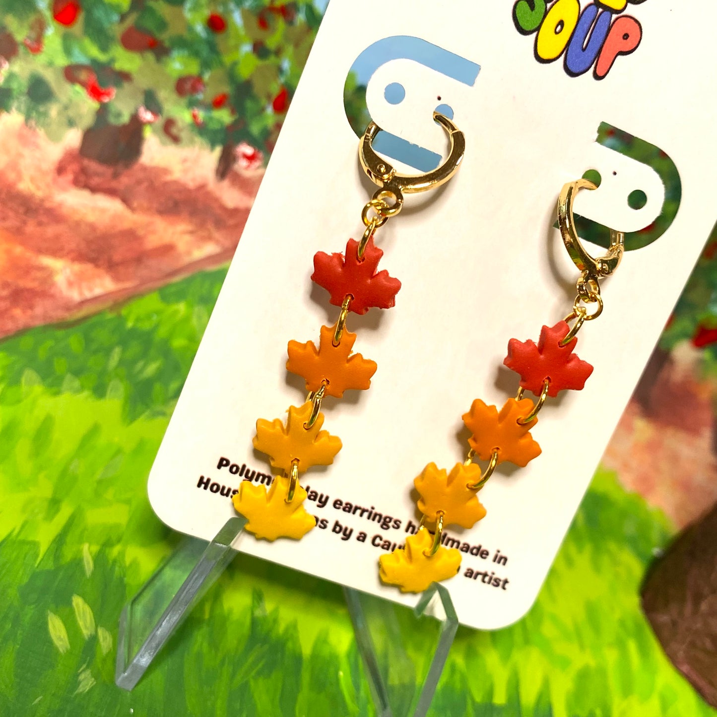 Multi Maple Leaf Dangles
