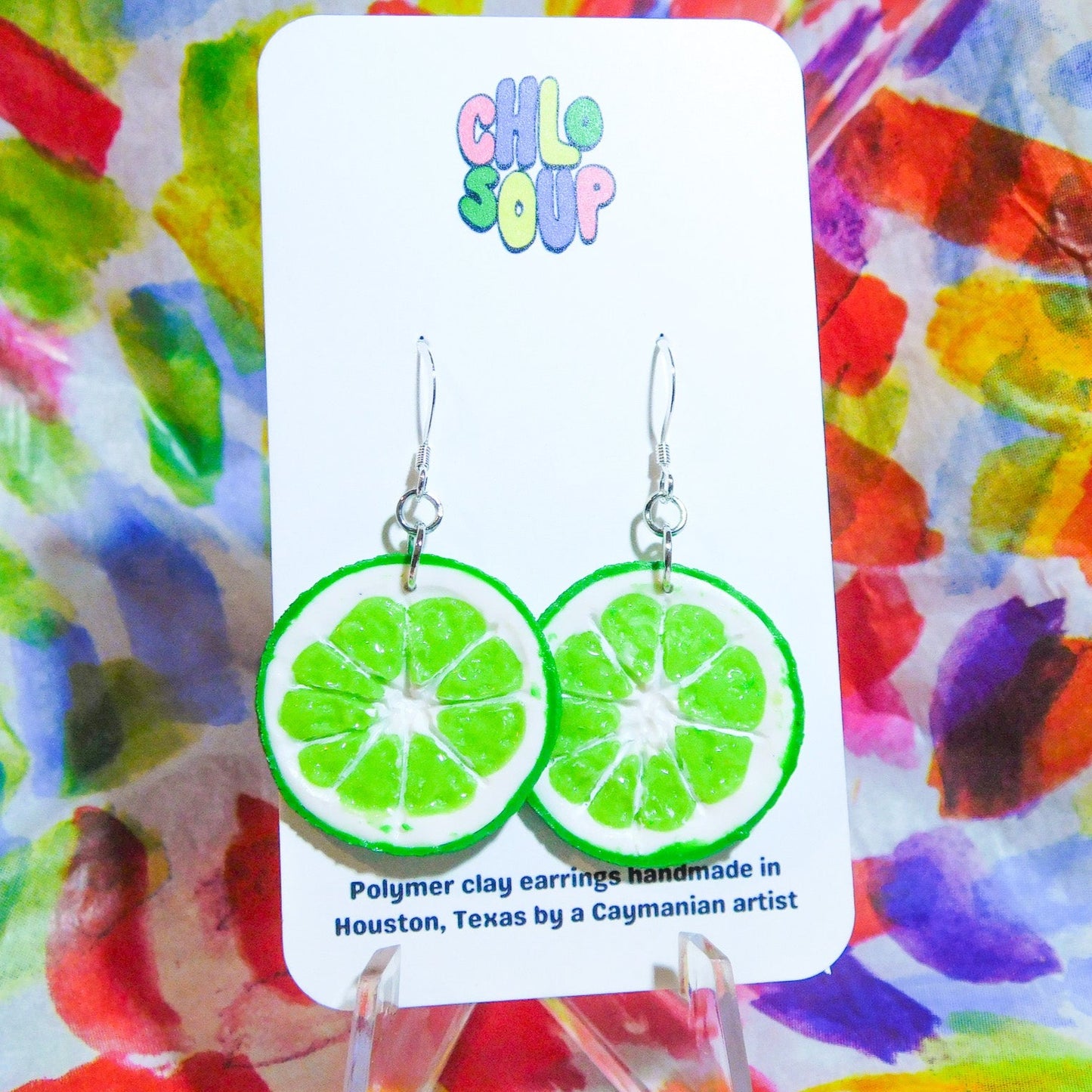 Lime Slice Earrings