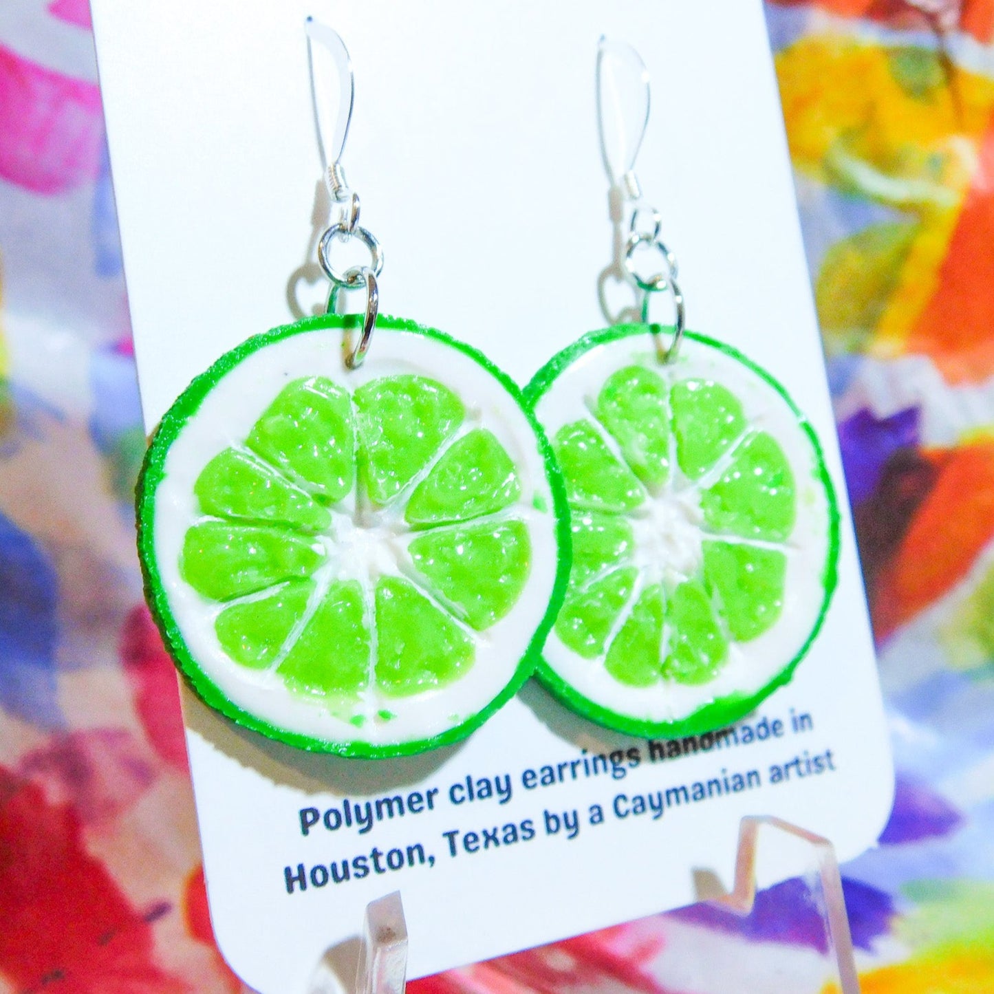 Lime Slice Earrings