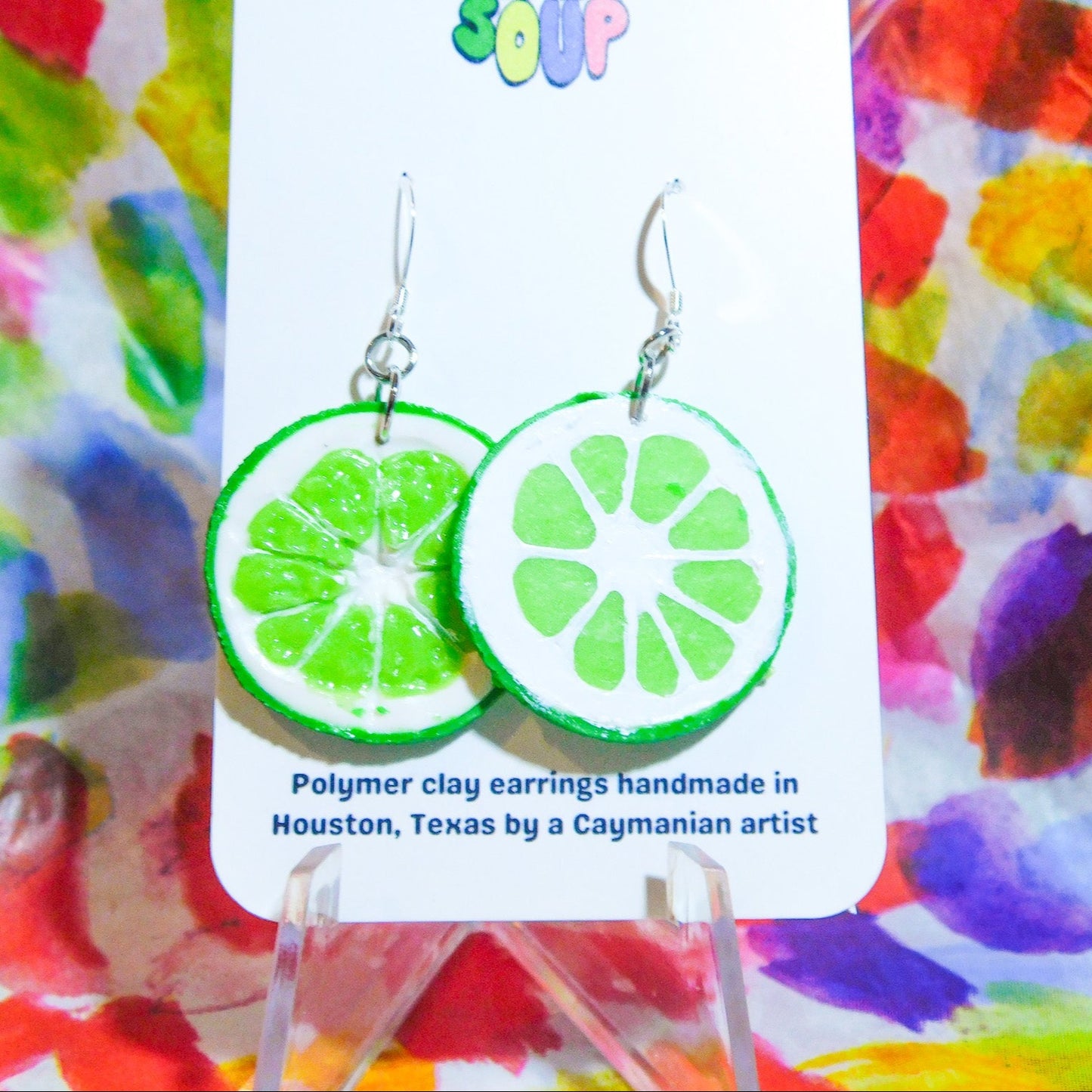Lime Slice Earrings