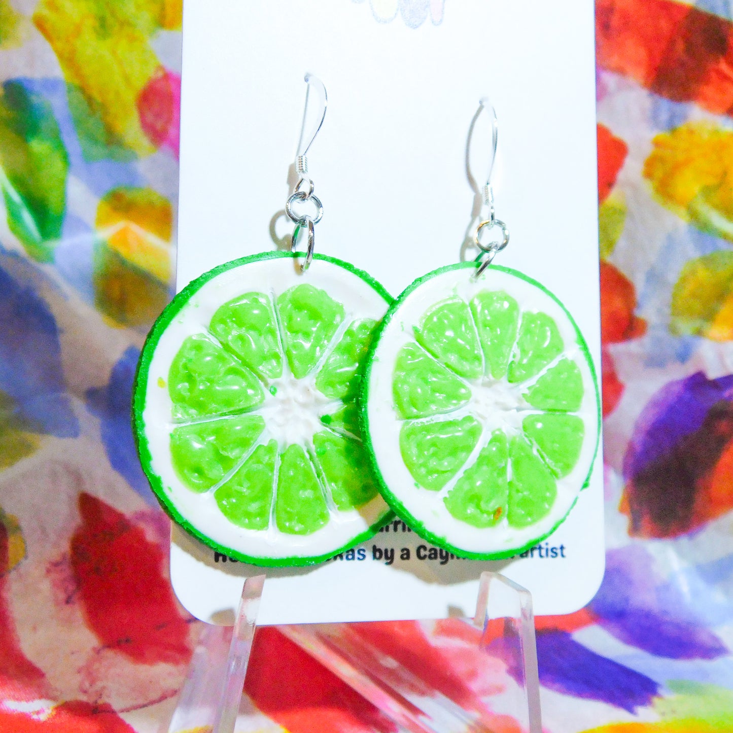 Lime Slice Earrings