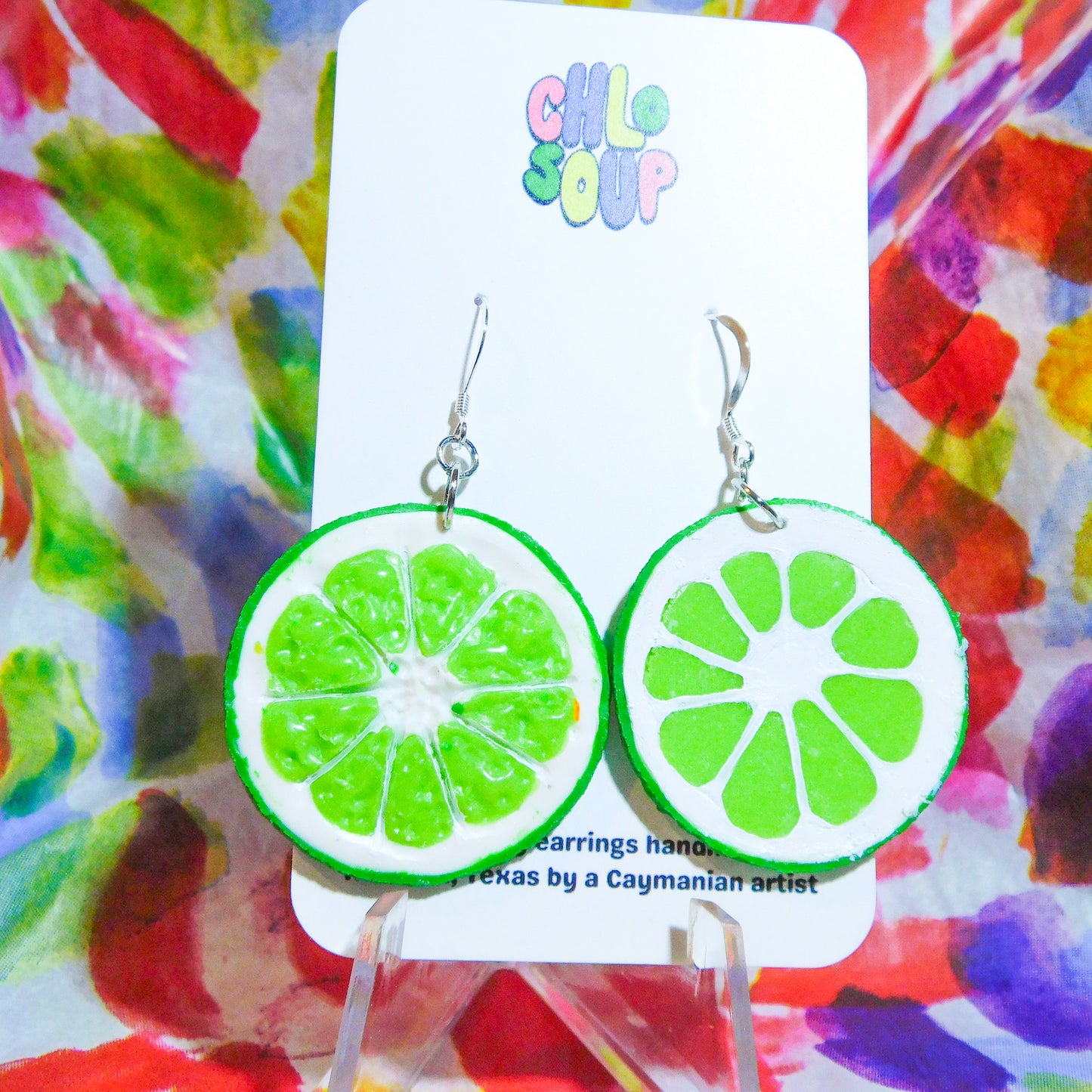 Lime Slice Earrings