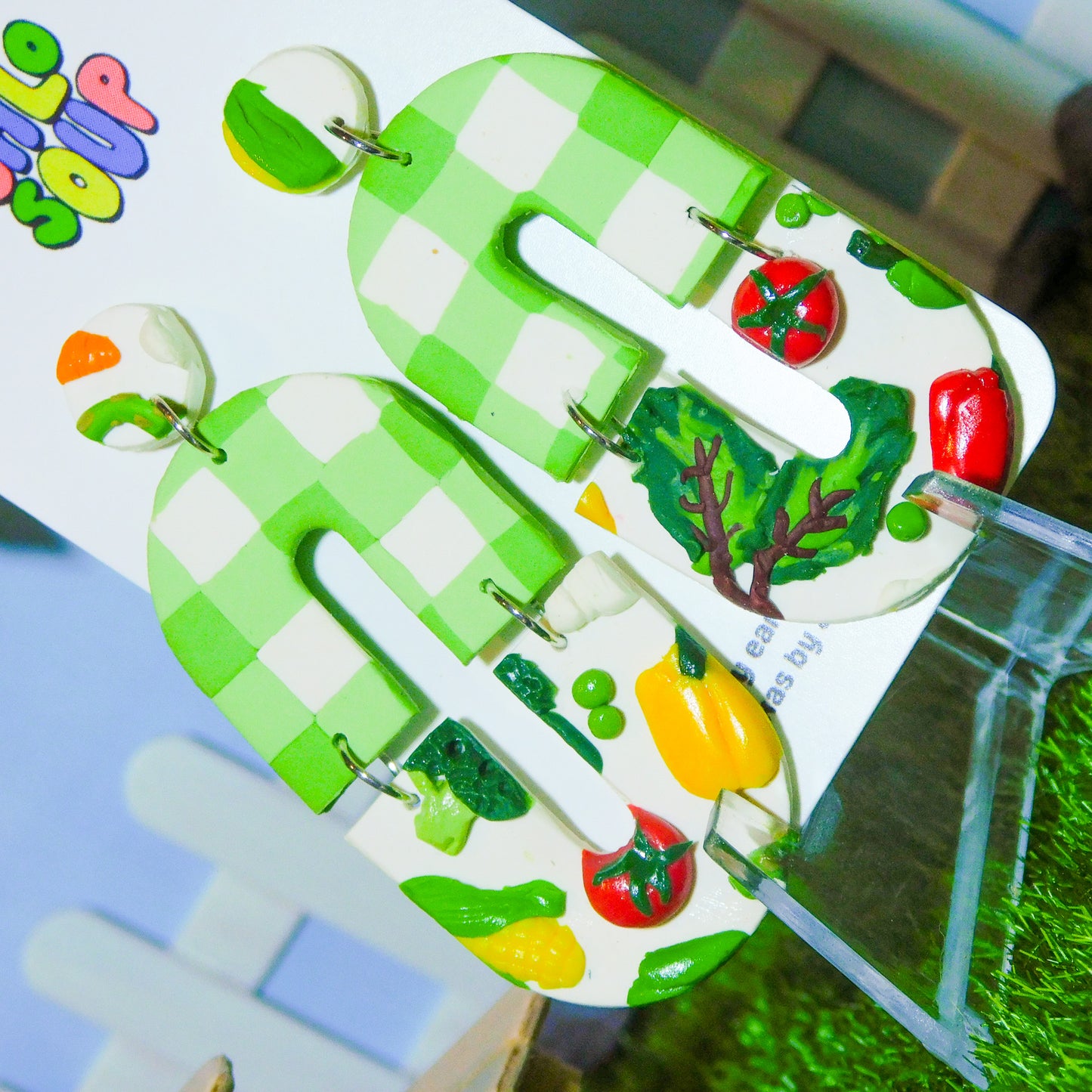 Pill-Shaped Garden Veggie Slabs