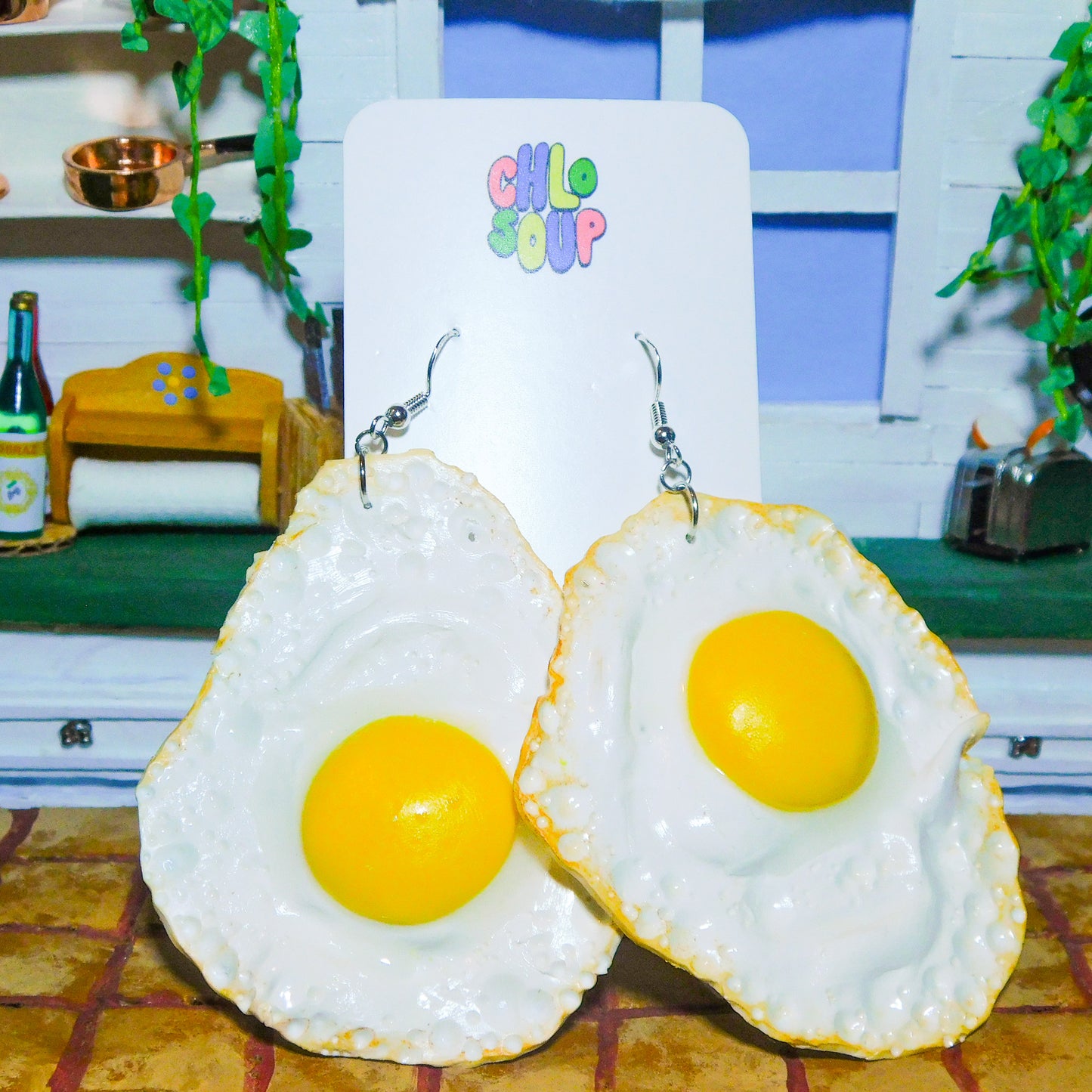 Jumbo Egg Earrings