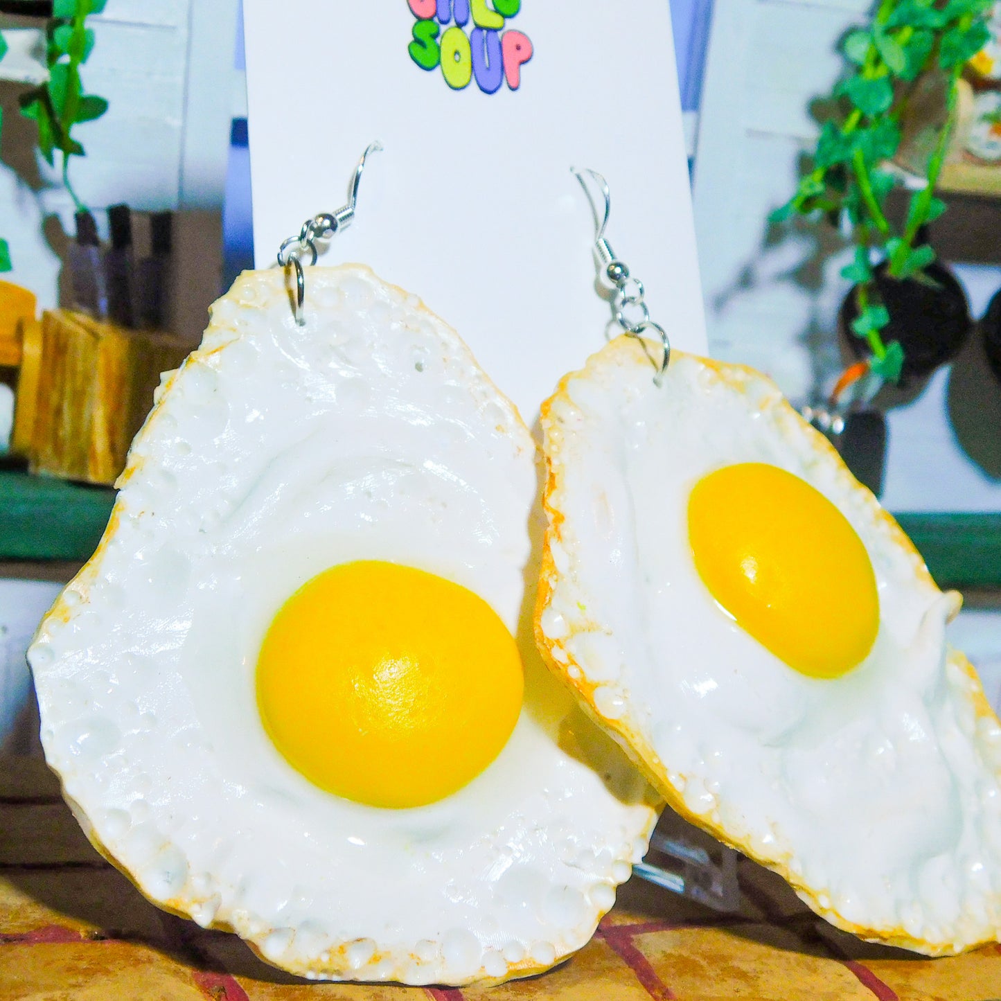 Jumbo Egg Earrings