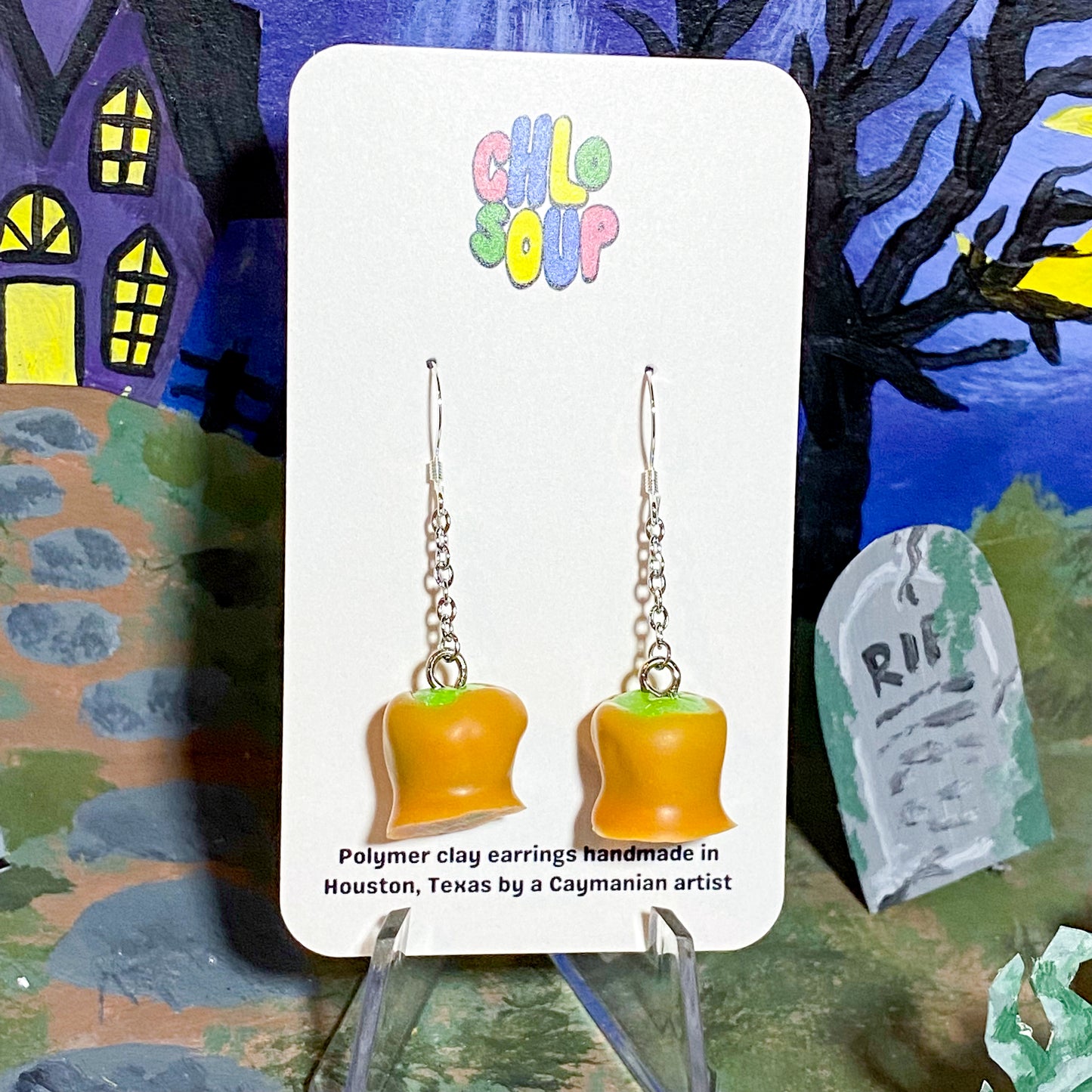 Caramel Apple Earrings