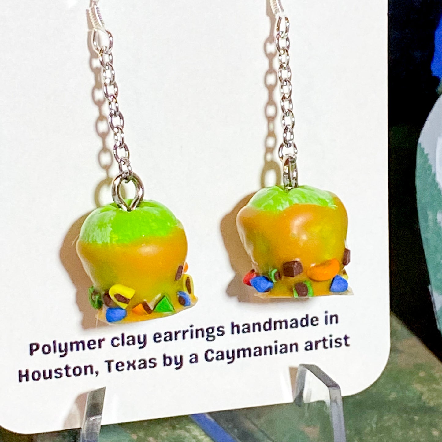 M&Ms Caramel Apple Earrings