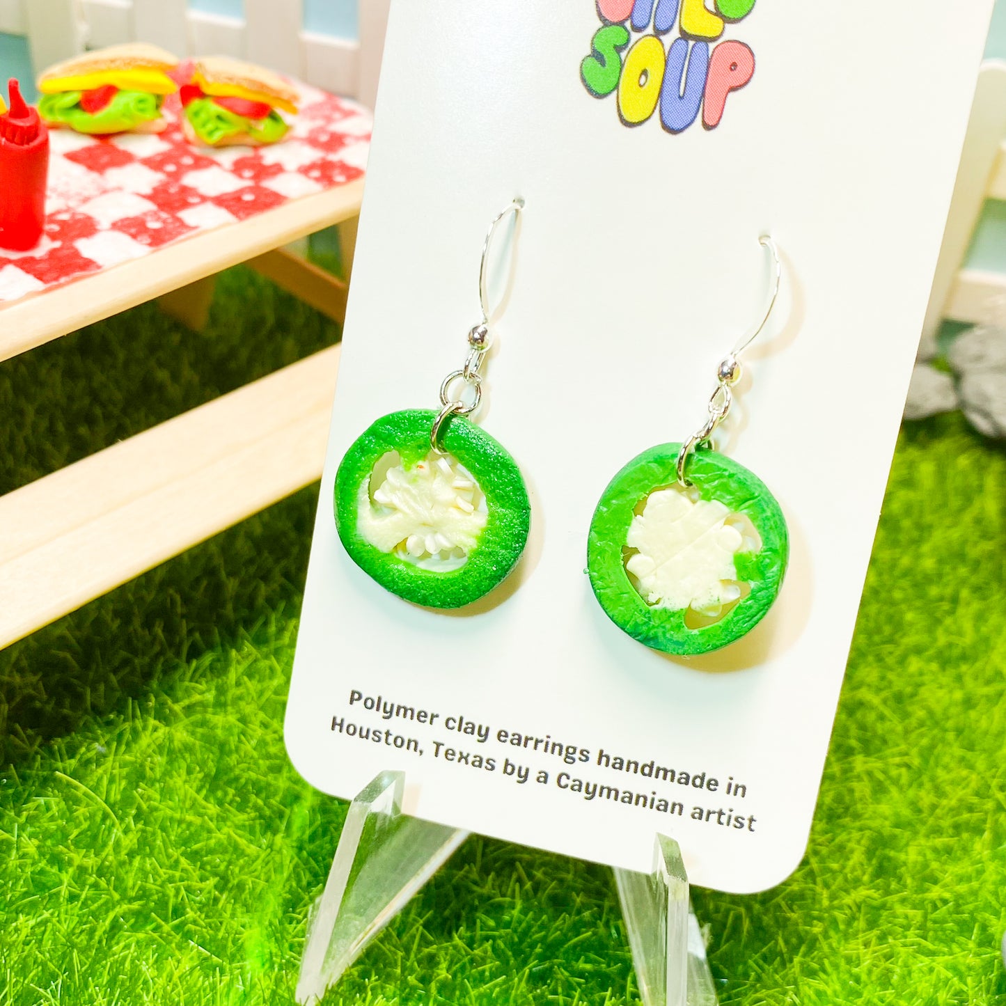 Jalapeño Slice Earrings