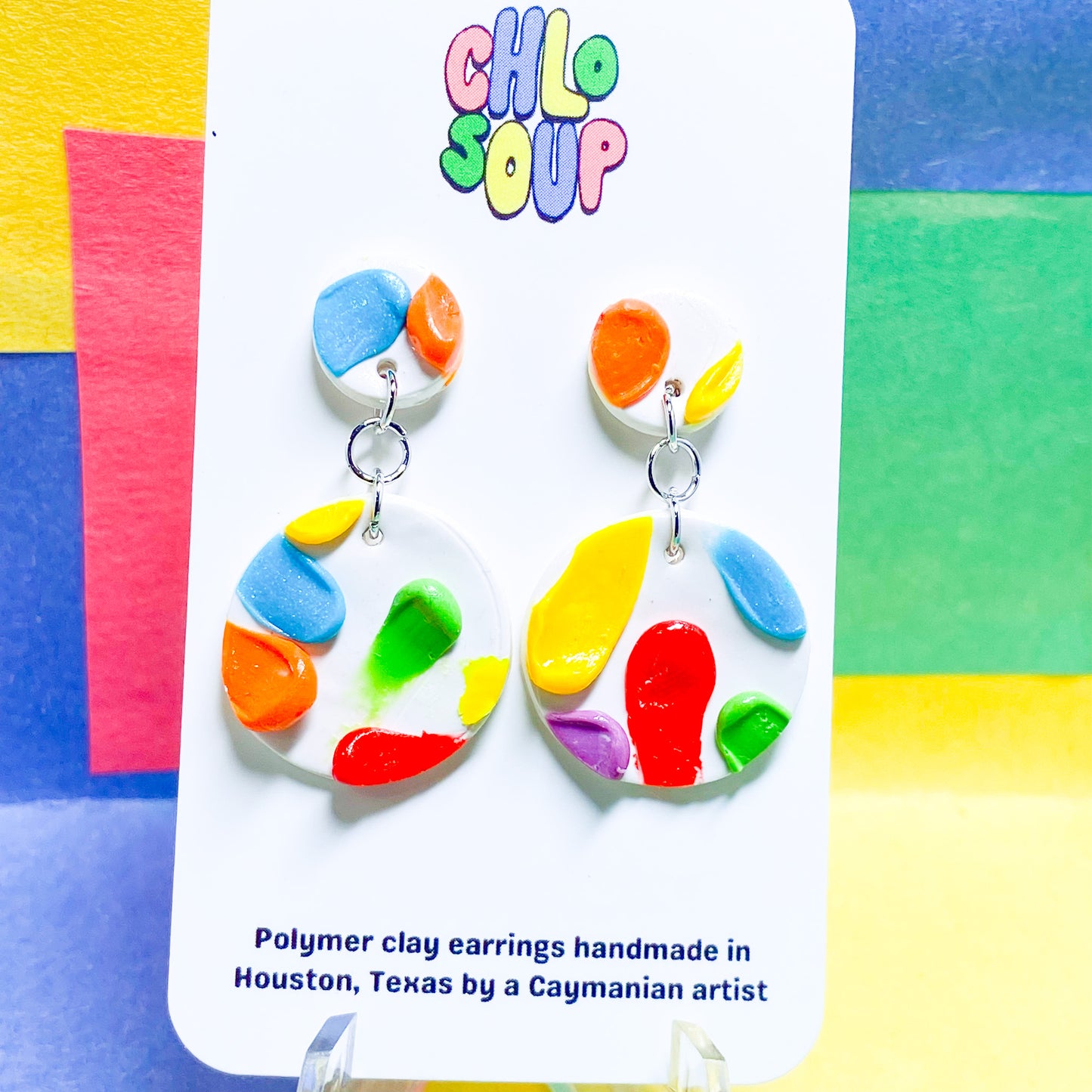 CHLOSOUP ARCHIVES! Small Rainbow Paint Smear Slabs