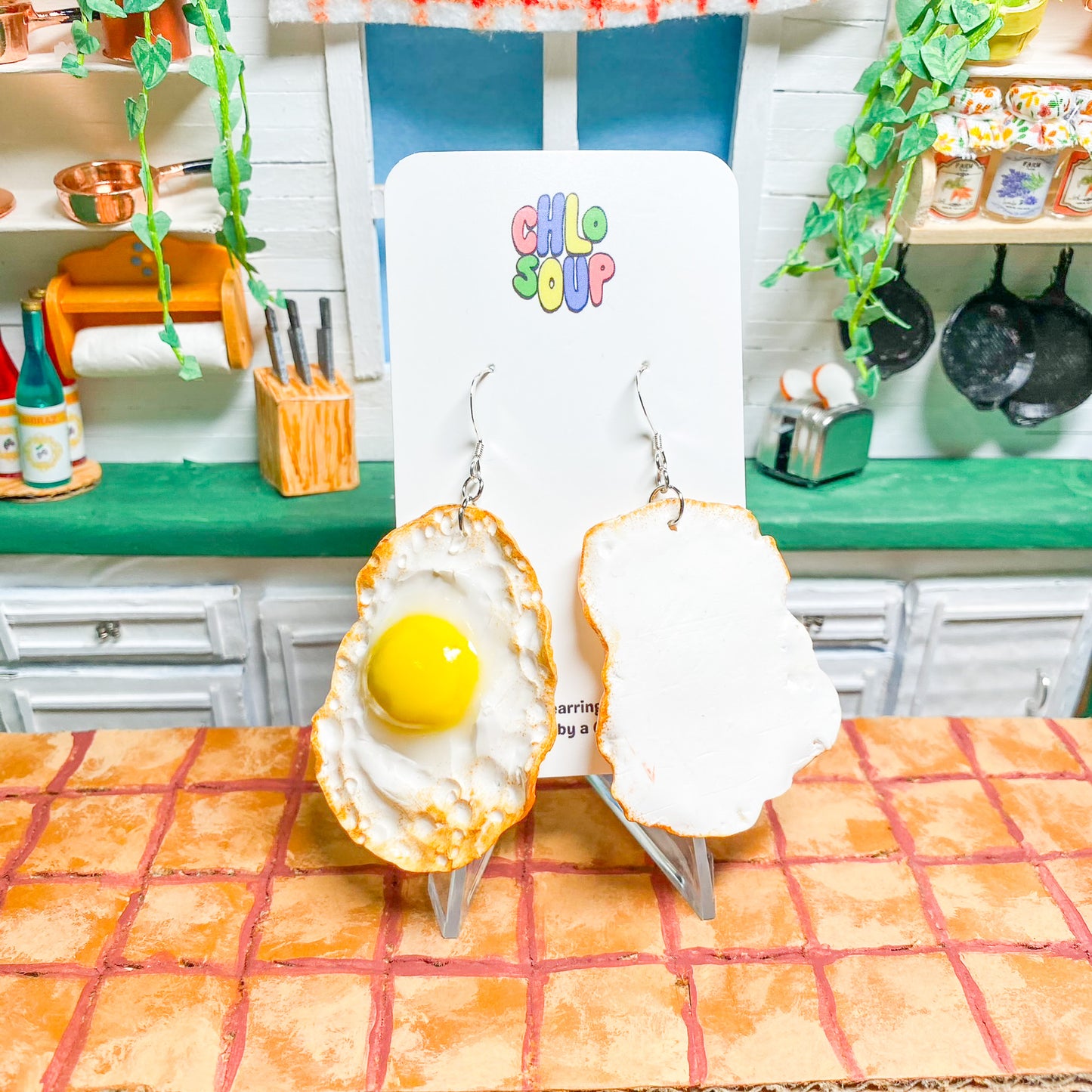 Mini Jumbo Egg Earrings