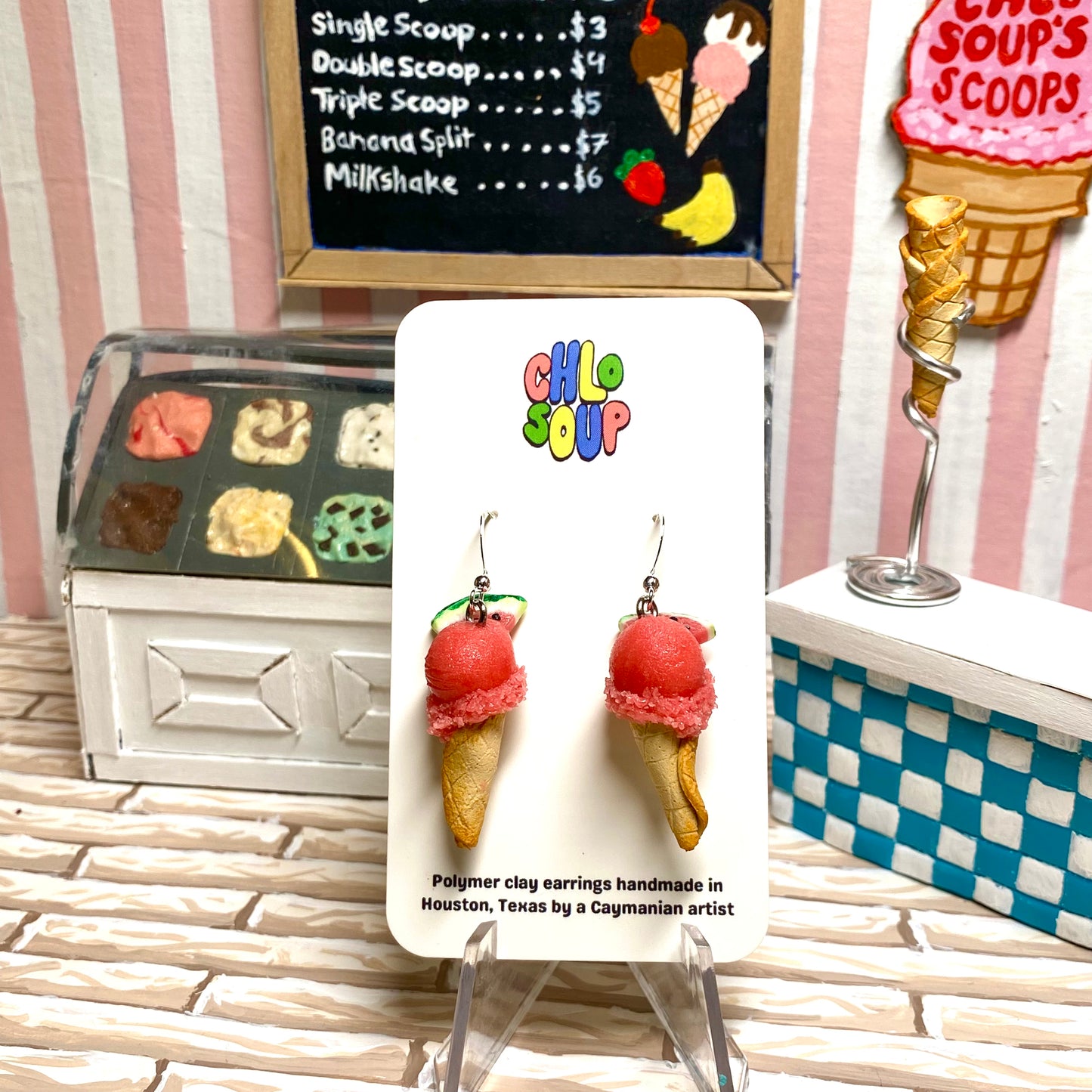 Watermelon Sorbet Earrings
