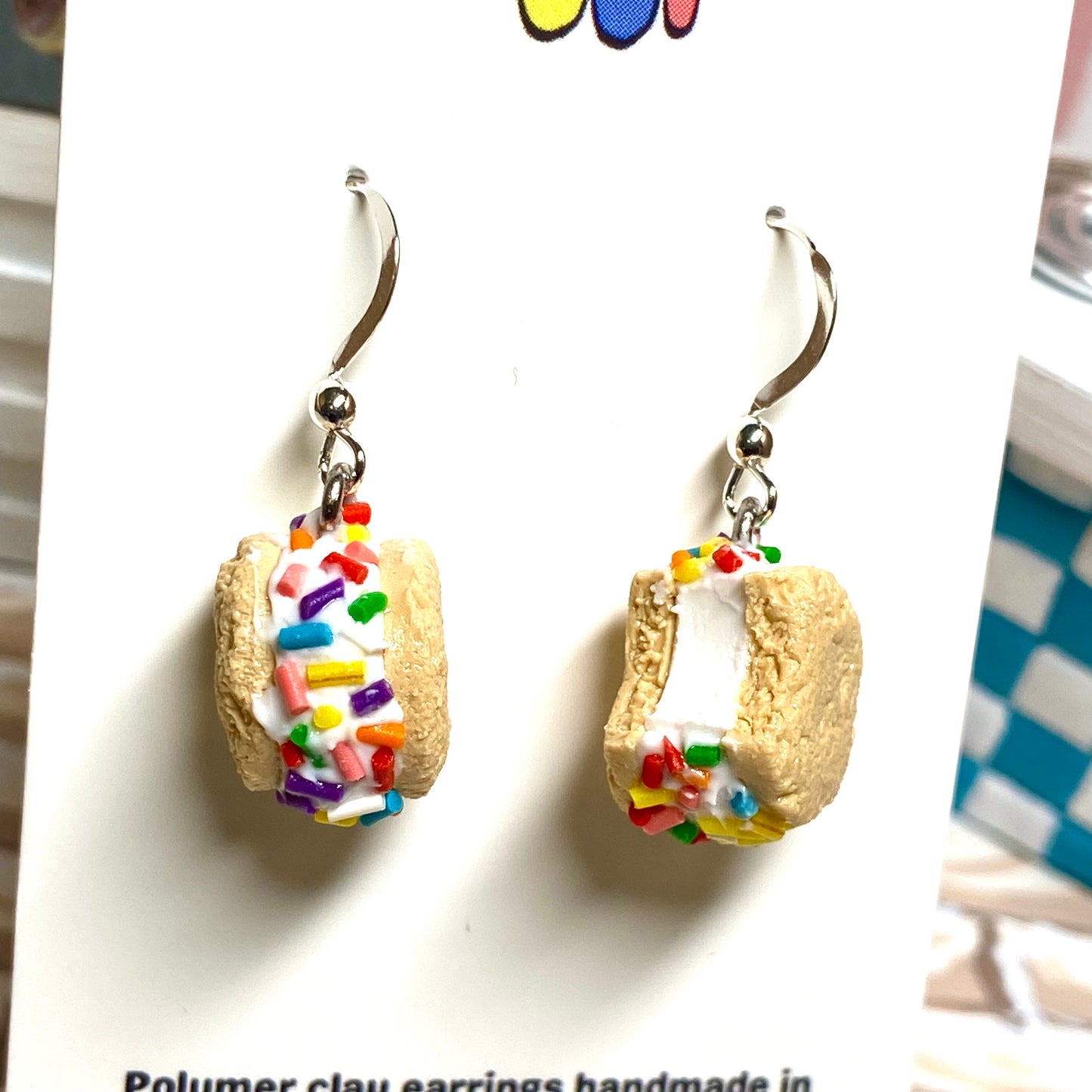 Birthday Cake Chipwich Earrings