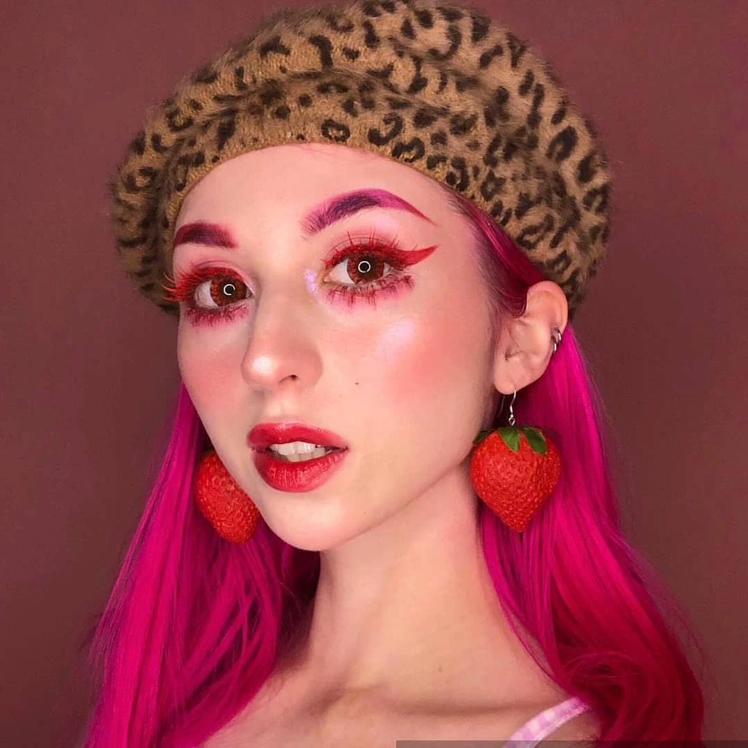 Squishy Strawberry Earrings