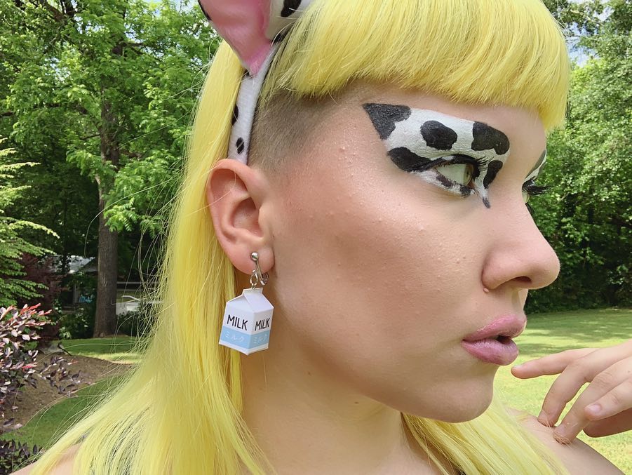 Milk Carton Earrings