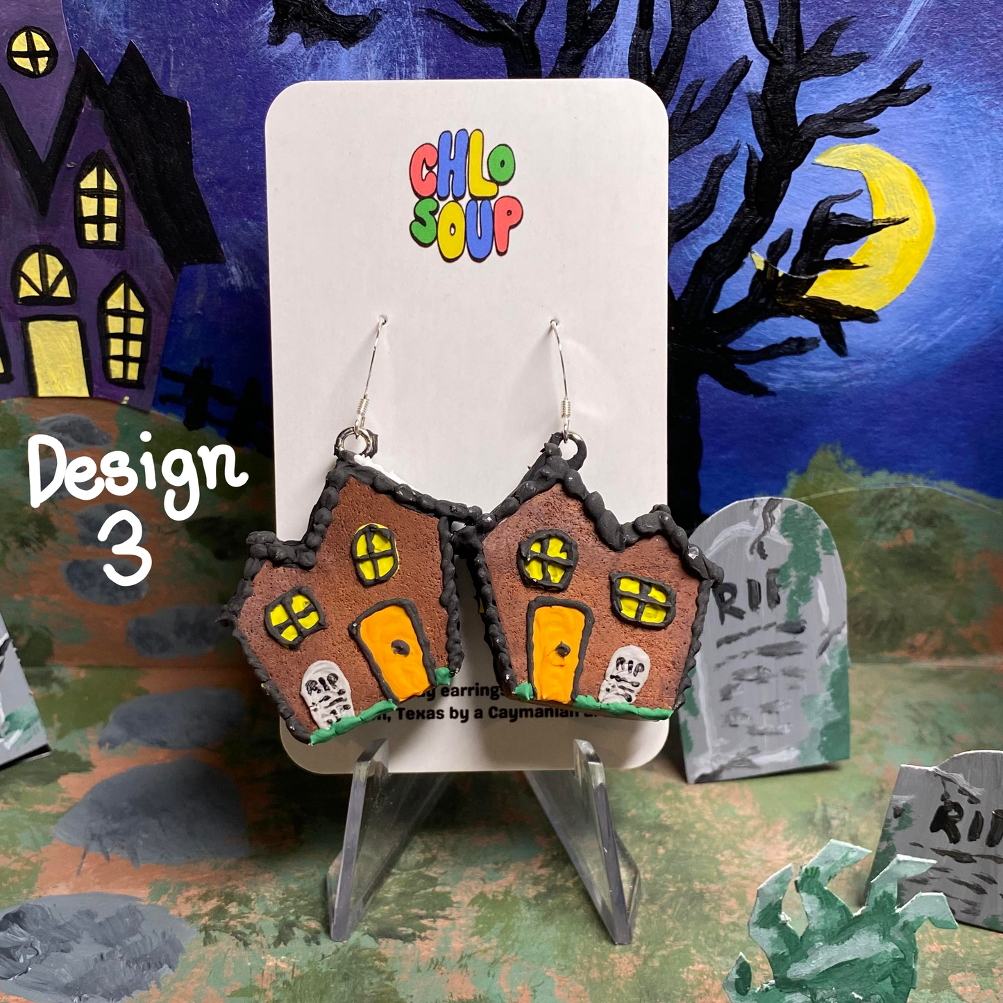 Large Haunted Gingerbread Houses - 7 Designs!