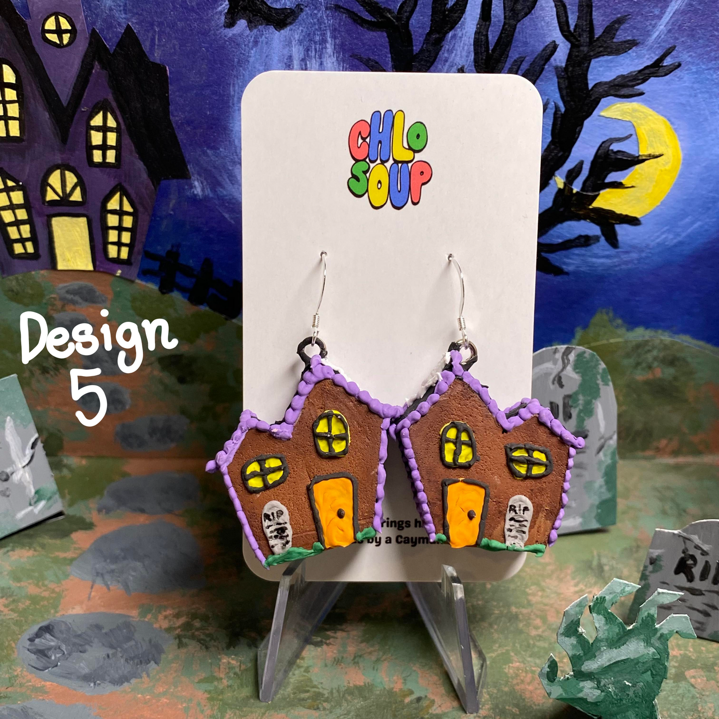 Large Haunted Gingerbread Houses - 7 Designs!