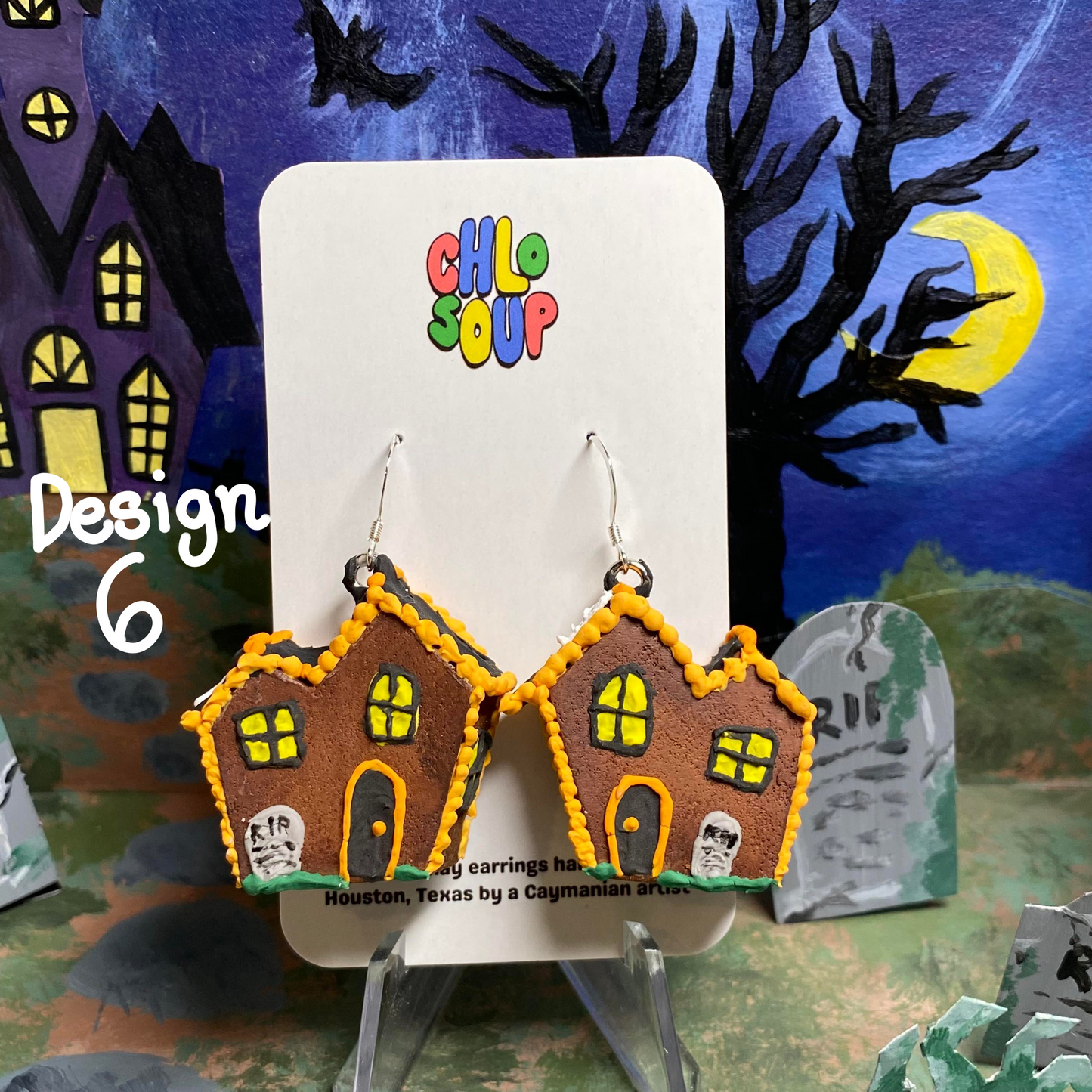 Large Haunted Gingerbread Houses - 7 Designs!