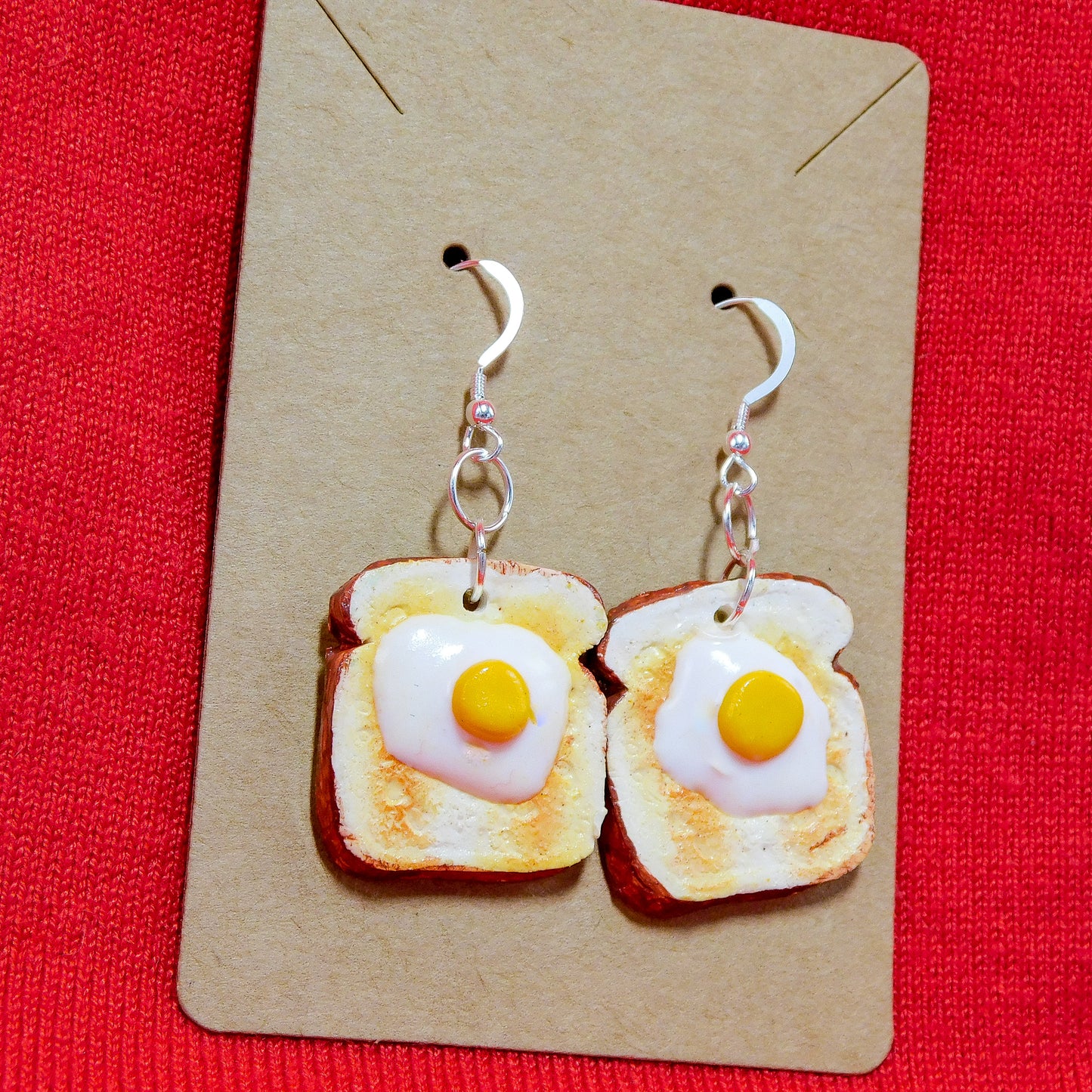 Eggy Toast Earrings