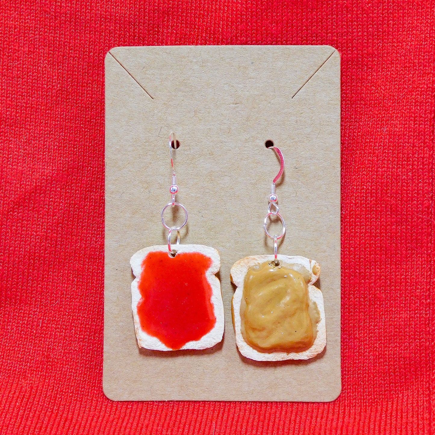 Peanut Butter and Jelly Earrings