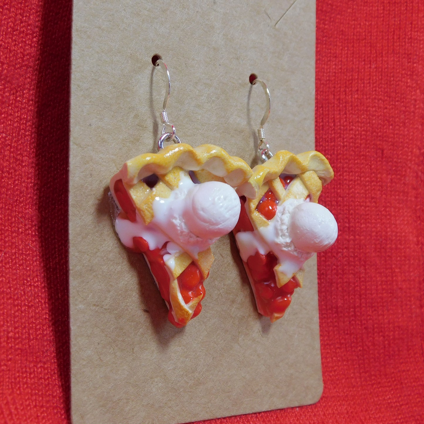 Cherry Pie and Ice Cream Earrings