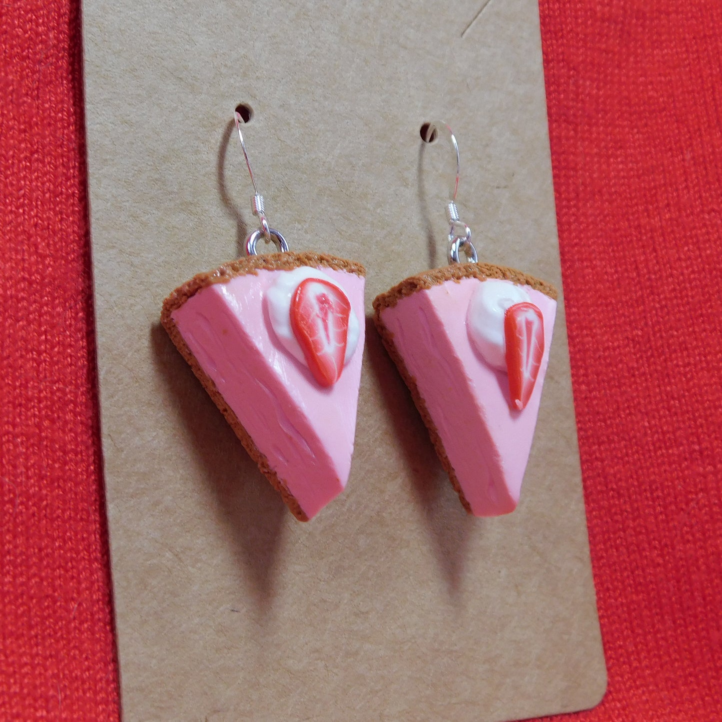 Strawberry Cheesecake Earrings