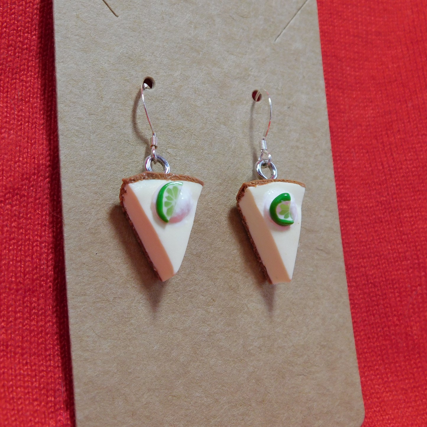 Mini Key Lime Pie Earrings