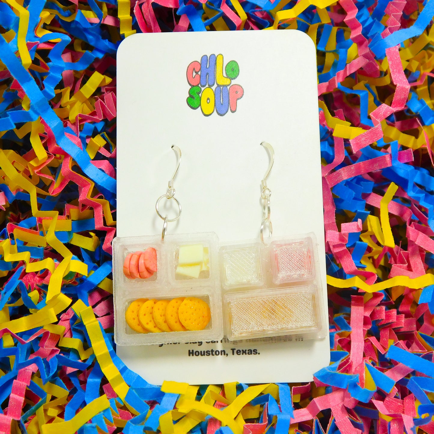 Lunchable Tray Earrings