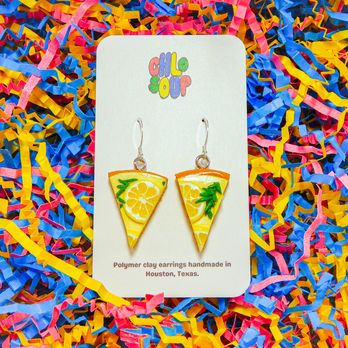 Lemon Rosemary Tart Earrings