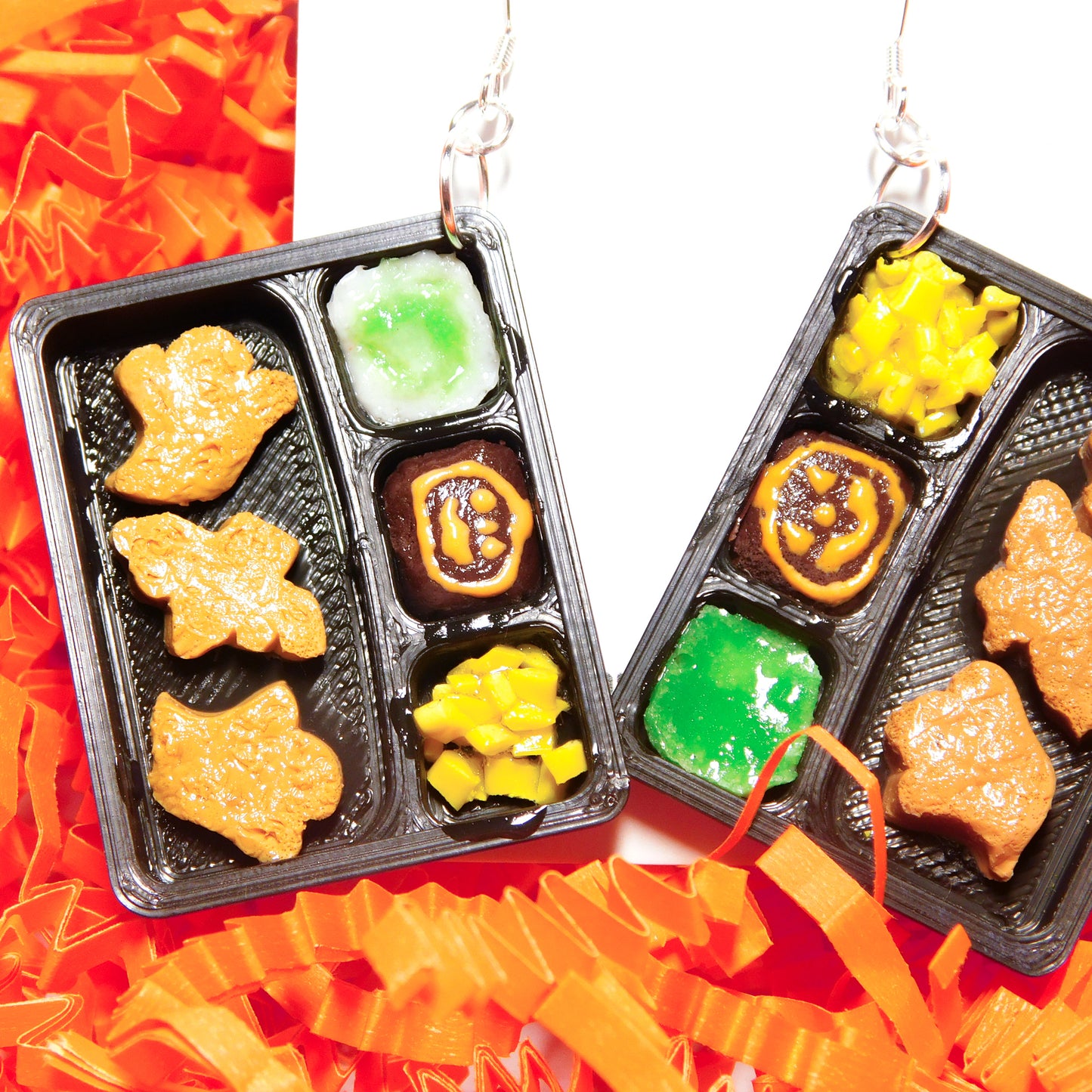 3D Printed Halloween Kids Cuisine Tray Earrings