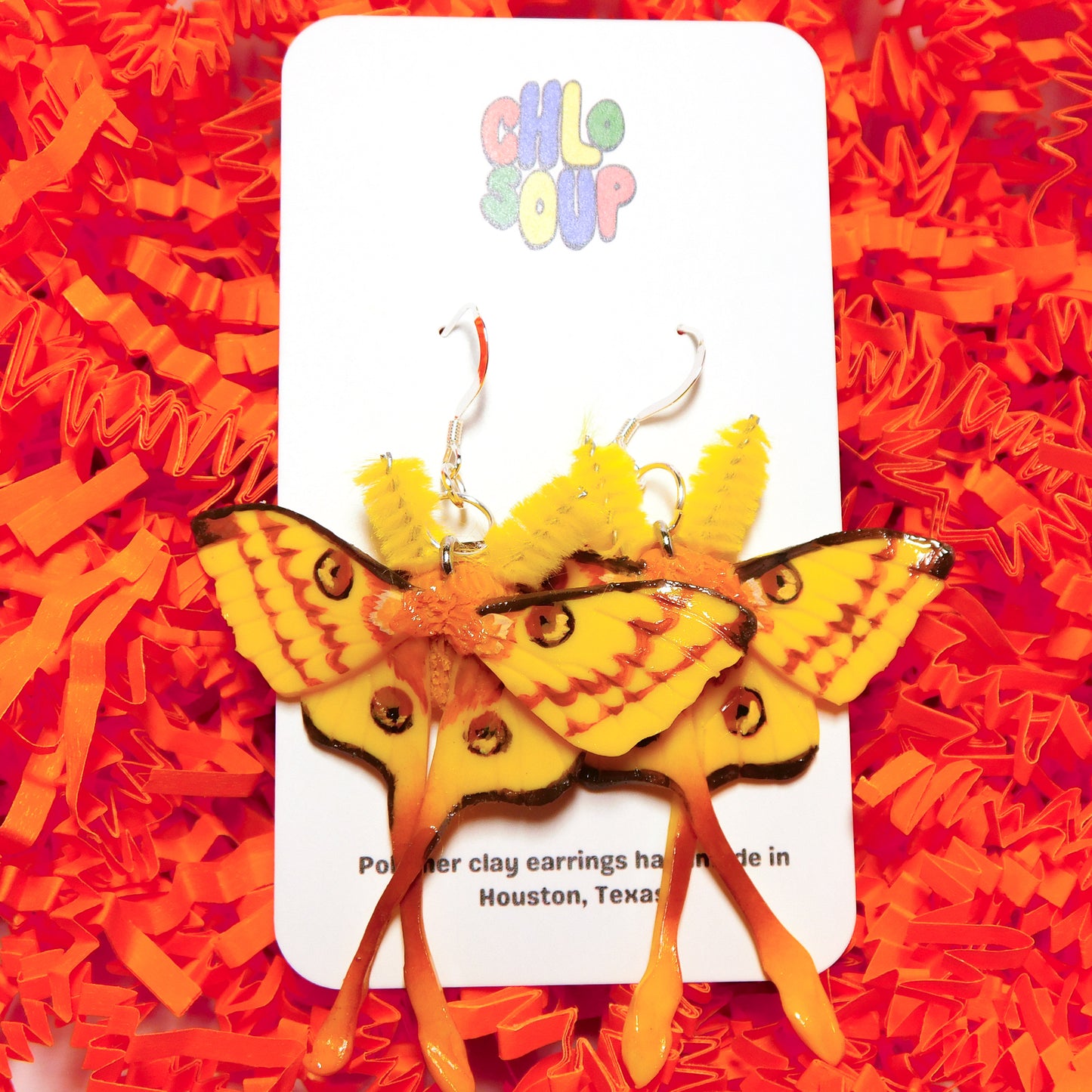 Comet Moth Earrings