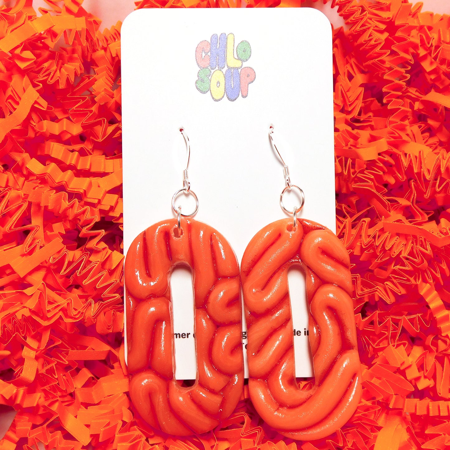 Brain Slab Earrings