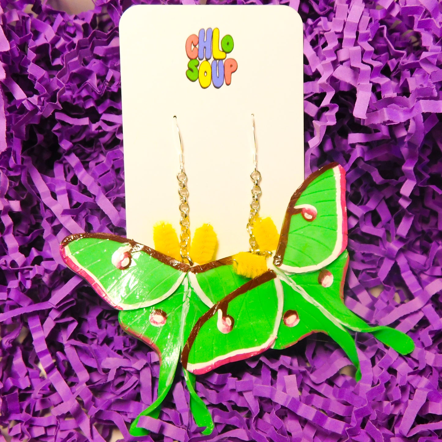Luna Moth Earrings