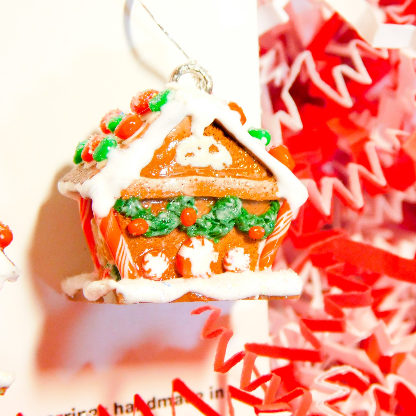 Gingerbread House Earrings