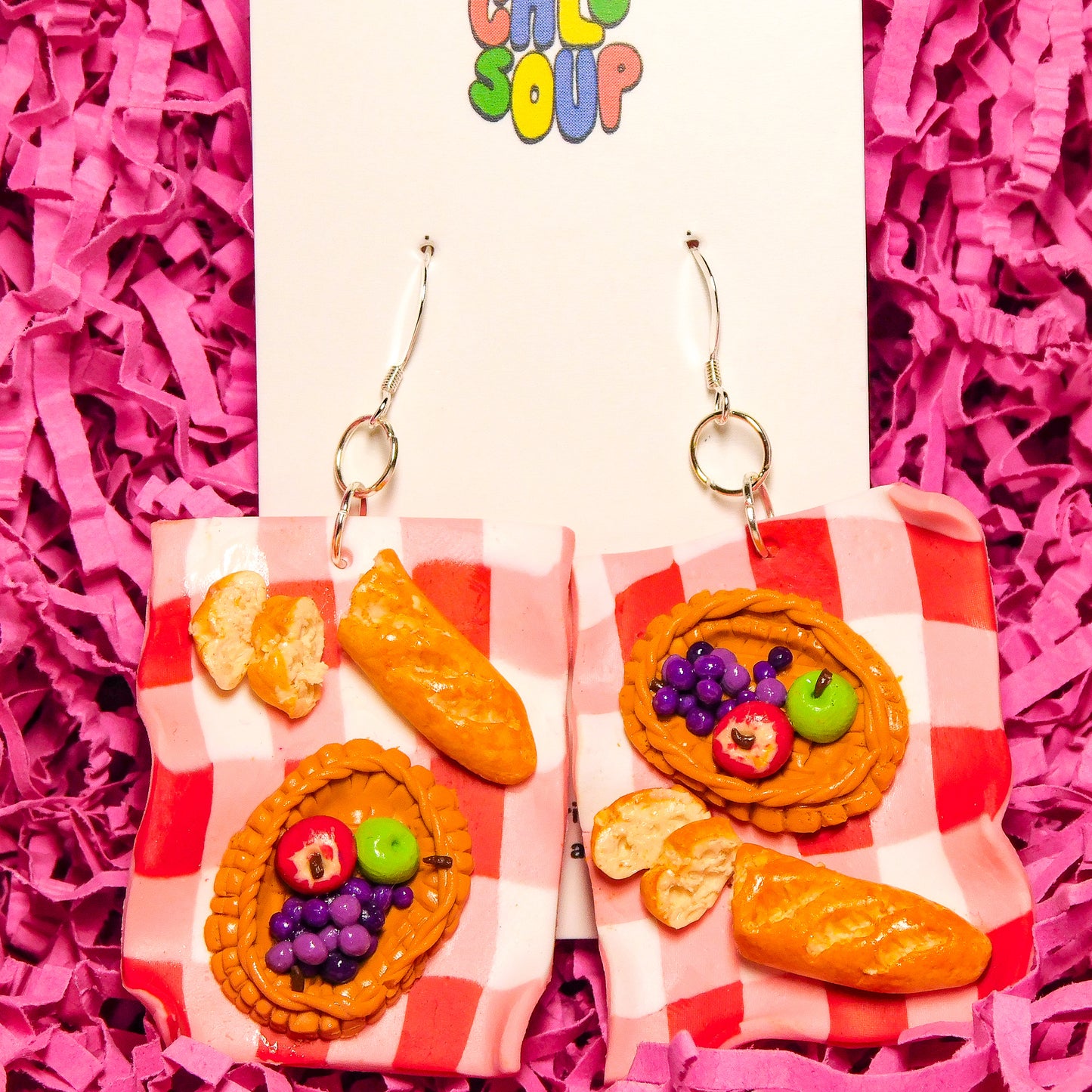 Picnic Blanket Earrings