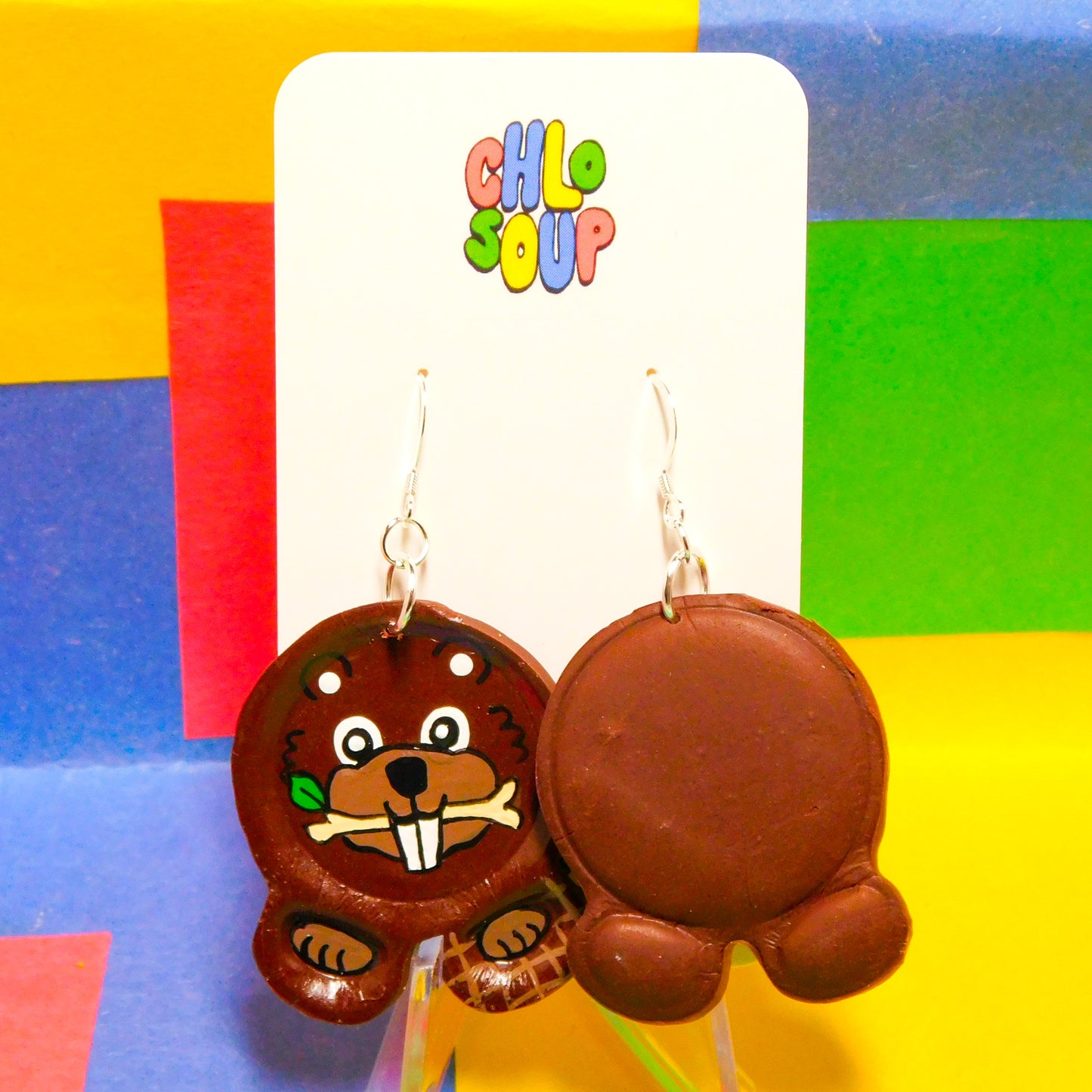 Beaver Zoo Pal Inspired Earrings