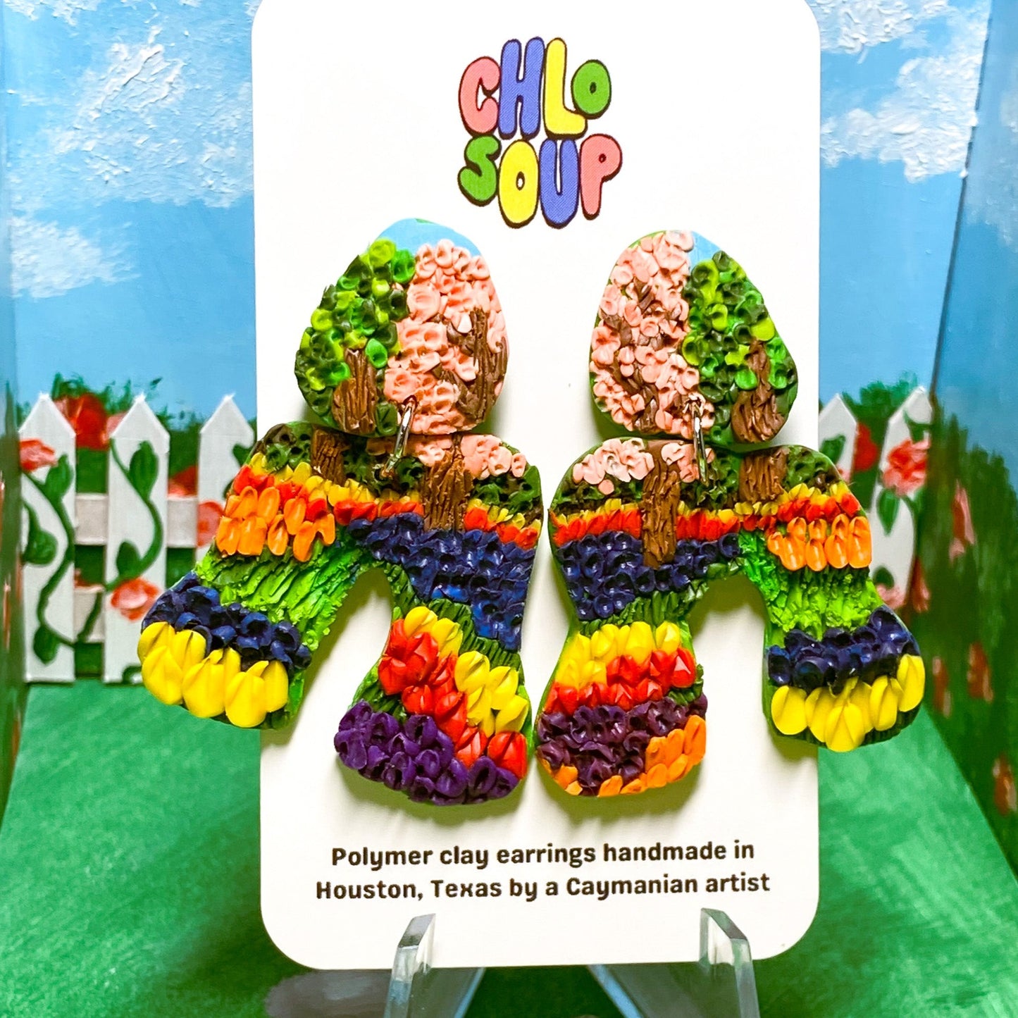 Wiggle Flower Field Earrings