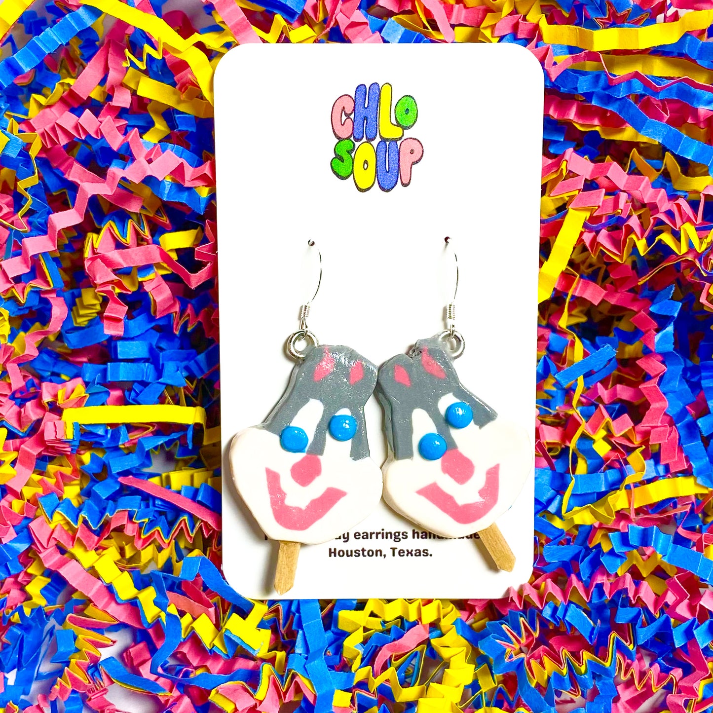 Bugsy Rabbit Ice Cream Pop Earrings