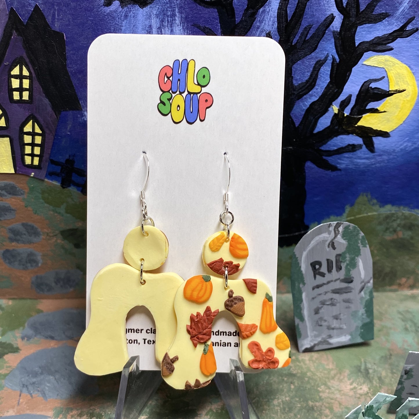 Fall Slab Earrings