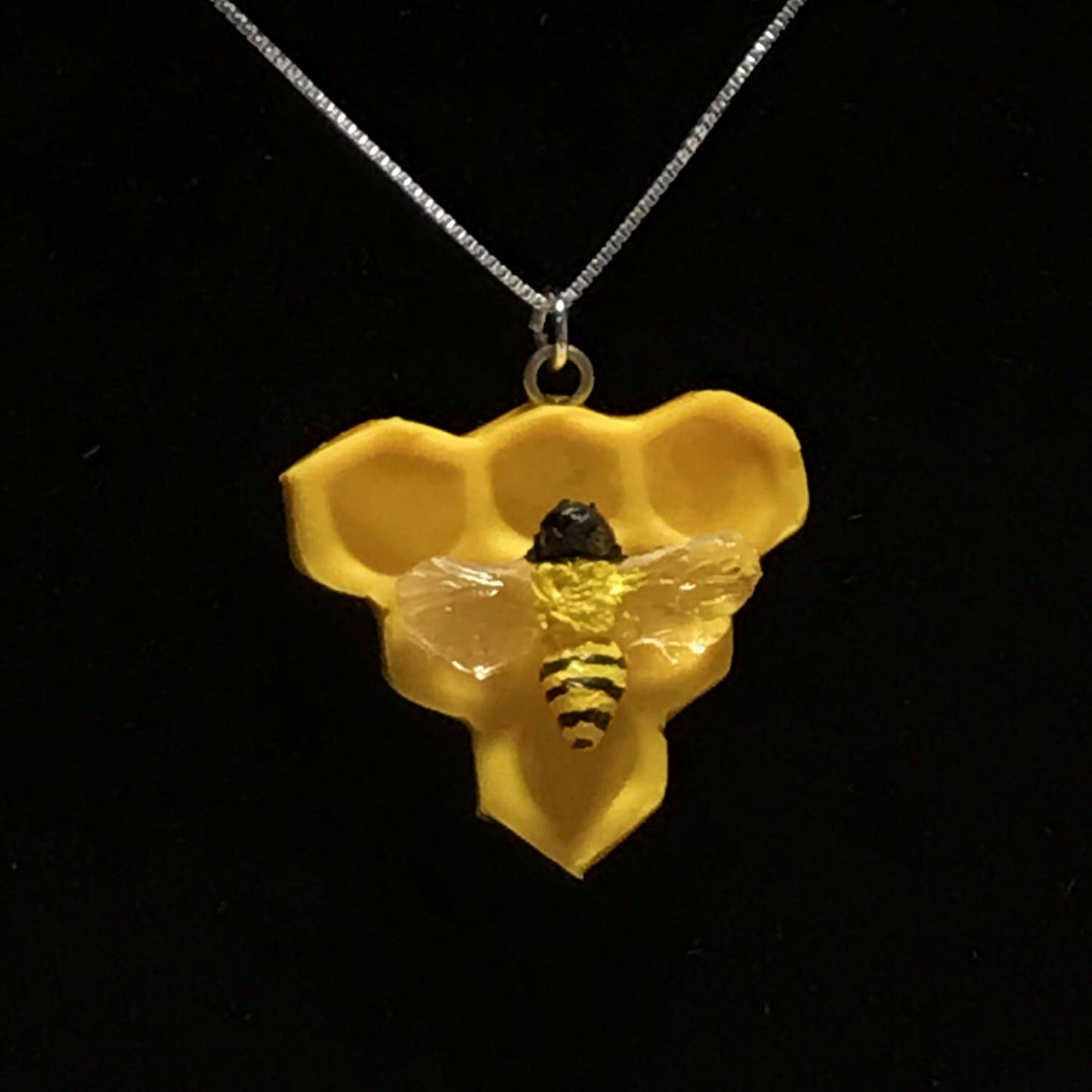 Triangle Honeycomb Pendant