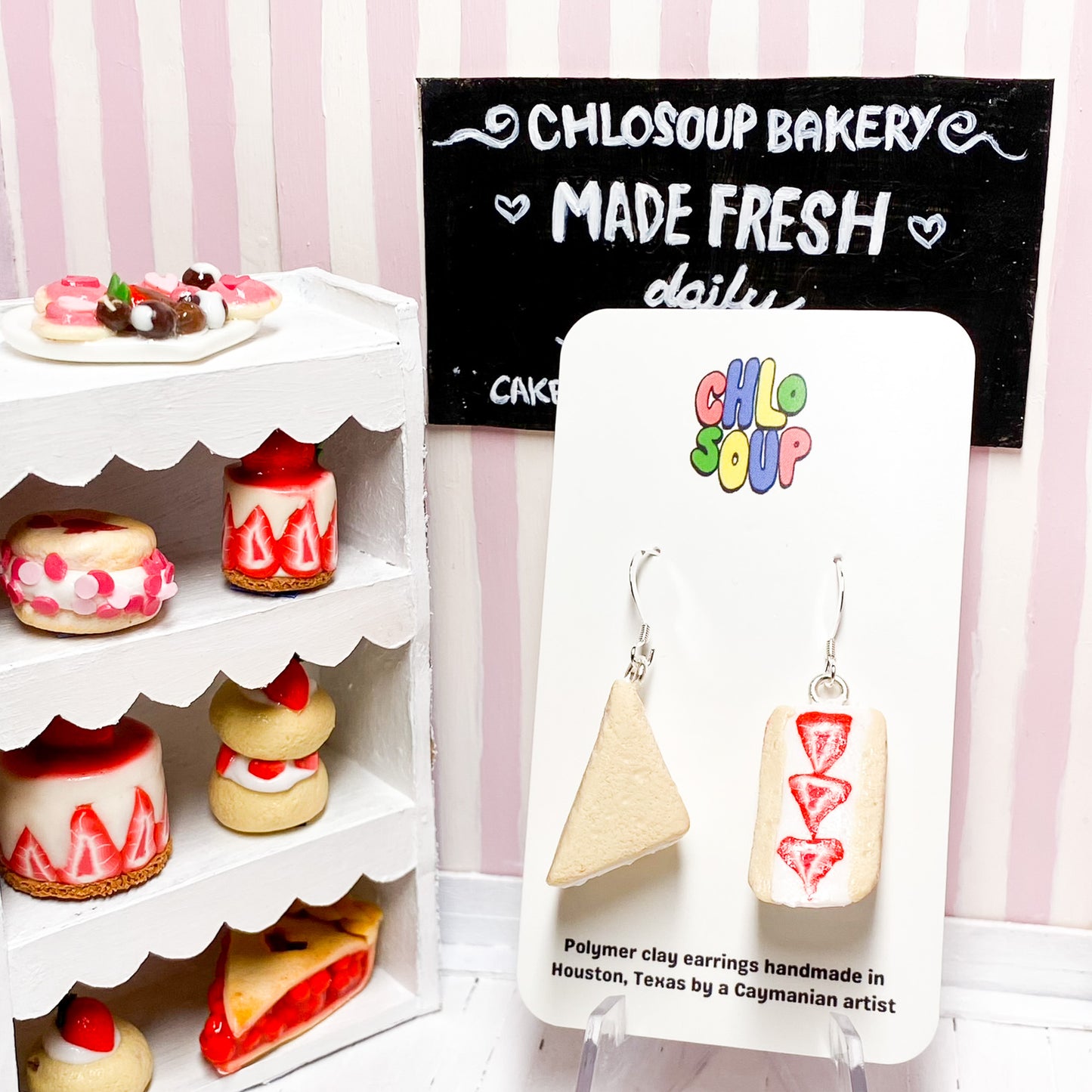Strawberry Sando Earrings