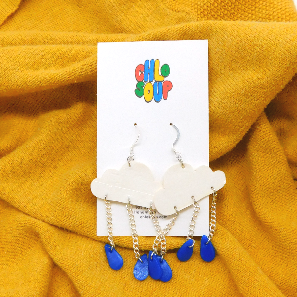 Rain Cloud Earrings