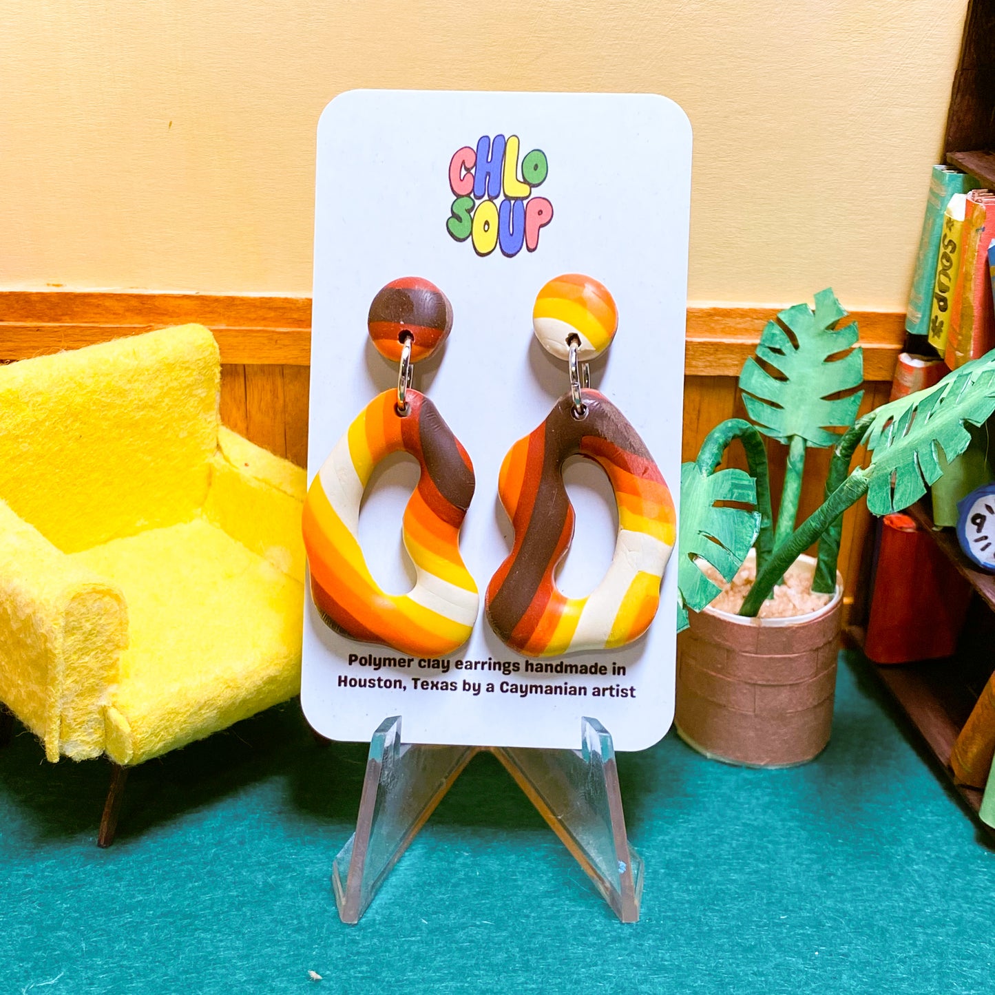 Warm Stripes Slab - Squiggle Donut