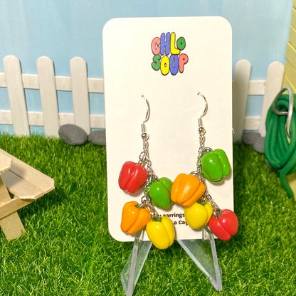 Bell Pepper Patch Earrings