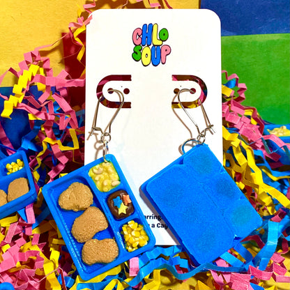 3D Printed Kids Cuisine Tray Earrings