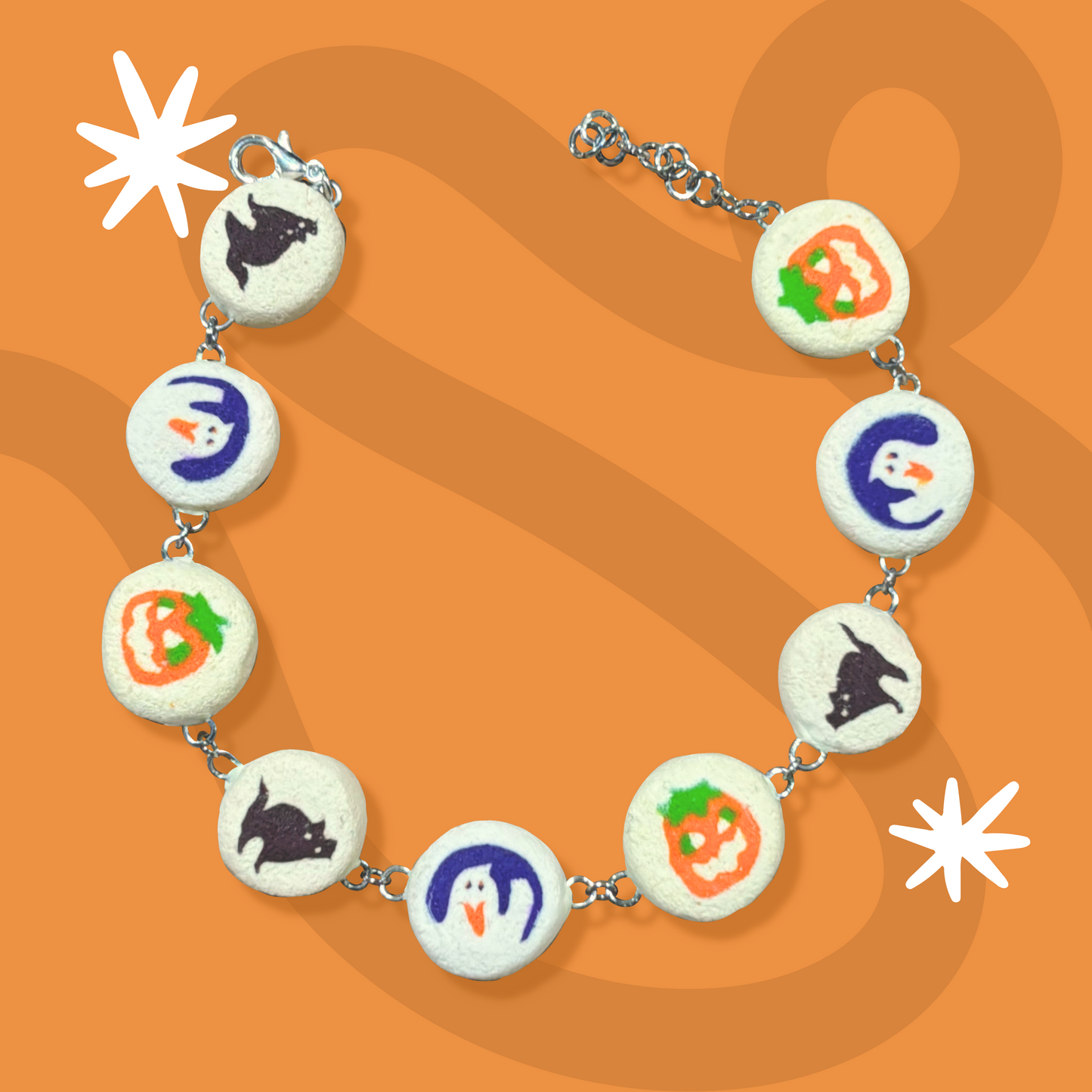 Pillsbury-Inspired Halloween Sugar Cookie Charm Bracelet