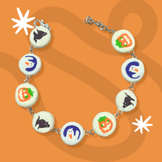 Pillsbury-Inspired Halloween Sugar Cookie Charm Bracelet