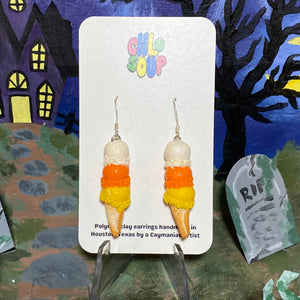 Mini Candy Cone Ice Cream Earrings
